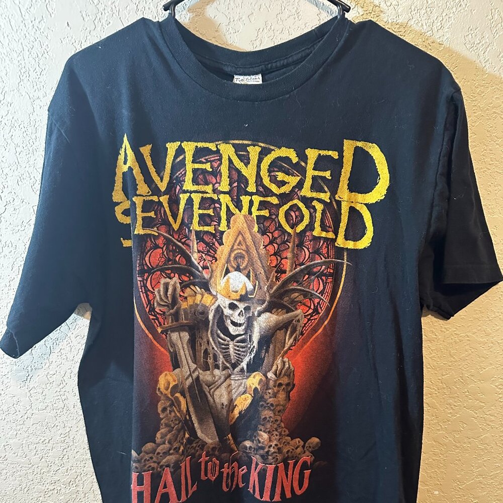 NWOT VINTAGE Limited Edition Bay Island Sportswear Avenged Sevenfold Graphic Tee